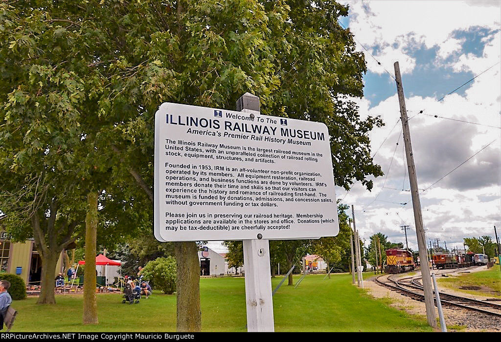 Illinois Railway Museum Sign